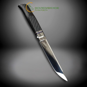 ЧОРНИЙ ПРИНЦ ексклюзивний ніж ручної роботи майстра студії ANDROSHCHUK KNIVES, купити замовити в Україні (Сталь - CPM® S125V™)